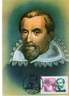 ROMANIA 1991 - JOHANESS KEPLER, Maximum Card - Registered Shipping! Envoi Enregistre! - Maximum Cards & Covers