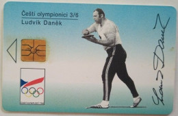 Czech Republic SPT 50 Units - Olympionic Sportsman - Ludvek Danek - Repubblica Ceca