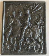 Plaque Fonte Chevalier Bourguignon - Ferro Battuto