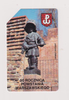 POLAND -  Warsaw Uprising Urmet  Phonecard - Polen