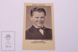 Chocolat Révillon Chromo / Card Universal Film Movie Actor Jackie Cooper - 6,3 X 10,7 Cm - Revillon