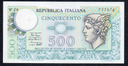 LIRE 500 MERCURIO  - SERIE SPECIALE  W 26 - FDS - 500 Liras