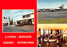 69 Aéroport International LYON BRON Aérogare CARAVELLE Au Départ Et Hall    N° 174 \KEVREN0774 - Aerodrome