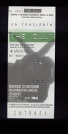 The Cult San Sebastián  1994   Concert Ticket New - Tickets D'entrée