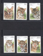 Benin 1996- Wild Cats Set(6v) - Benin - Dahomey (1960-...)