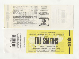 The Smiths  San Sebastián 1985   Concert Ticket New - Eintrittskarten