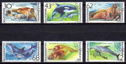 Bulgarie 1991 Animaux Mammifères Marins (72) Yvert N° 3424 à 3429 Oblitéré Used - Gebraucht