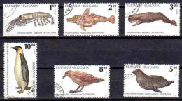 Bulgarie 1995 Animaux Sauvages (73) Yvert N° 3602 à 3607 Oblitéré Used - Gebraucht