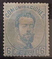 Amadeo 6 Cts (*). Edifil 119 - Unused Stamps