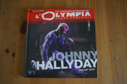 JOHNNY HALLYDAY LES CONCERTS MYTHIQUES DE L OLYMPIA JUILLET 2000 LIVRE CD  SORTIE 2010 - Rock