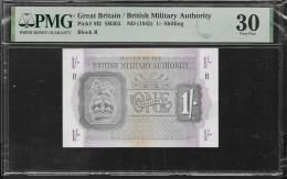 One Shilling "R" PMG 30. According My Opinion Is Undergraded! Looks Much Better ! - Autoridad Militar Británica