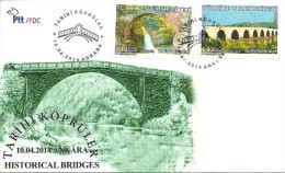 Turkey; FDC 2014 Historical Bridges - FDC