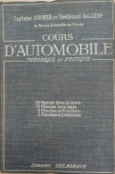 Cours D'automobile Théorique Et Pratique - Barche