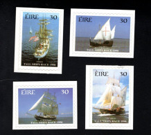 1987241209 1998 SCOTT 1145A - 1145D (XX) POSTFRIS MINT NEVER HINGED - TALL SHIPS RACE - Nuovi