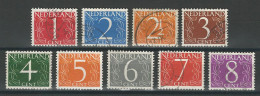 Niederlande NVPH 460-68, Mi 468, 612-14, 646, 691 O - Oblitérés