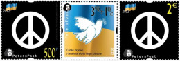 Finland 2022 No War ! Help To Ukraine Peterspost Set Of 3 Stamps MNH - Sonstige & Ohne Zuordnung