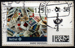 # Germania Posta Privata - 125 Jahre Briefmarken Fur Berthel - Su Frammento - Private & Local Mails