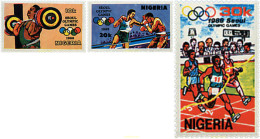 726684 HINGED NIGERIA 1988 24 JUEGOS OLIMPICOS VERANO SEUL 1988 - Nigeria (1961-...)