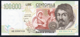 LIRE 100.000 TIPO CARAVAGGIO II - SERIE SPECIALE XD - FDS - 100000 Lire