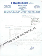 1960 CHERATTE-LIEGE - J. FISSETTE-DEBOR & Fils - Armes Et Munitions - Other & Unclassified
