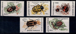 ROMANIA 1996 INSEKTEN MI No 5188-92 MNH VF!! - Unused Stamps