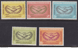 1965 ARABIA SAUDITA/SAUDI ARABIA, SG 621/625 MNH/** - Saudi Arabia