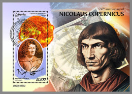 LIBERIA 2023 MNH Nicolaus Copernicus Astronom S/S II – OFFICIAL ISSUE – DHQ2411 - Astronomy
