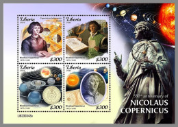 LIBERIA 2023 MNH Nicolaus Copernicus Astronom M/S – OFFICIAL ISSUE – DHQ2411 - Astronomy