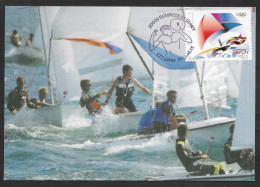 Portugal Jeux Olympiques 2000 Sidney Voile Class 470 Carte Maximum Sailing Olympic Games Maxicard - Zomer 2000: Sydney