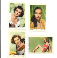 EK42 - VIGNETTE CINEMA - FORMAT 7.2 X 4.6 CM -NANCY OLSON - GINGER ROGERS - BARBARA HALE - KERIMA - Photos