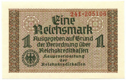 1 REICHSMARK OCCUPAZIONE TEDESCA ITALIA REICHSKREDITKASSEN 1943 FDS - 2. WK - Alliierte Besatzung