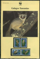 Tansania 1989 WWF Galagos #GI405 - Tansania (1964-...)