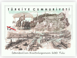 Turkey, Türkei - 2023 - The 100Th Anniversary Of İstanbul's Liberation - 1.Mini S/Sheet ** MNH - Blokken & Velletjes