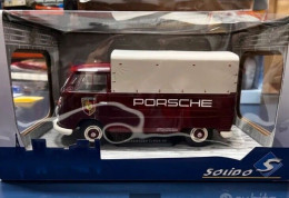 Modellino Auto 1950 Volkswagen VW T1 Pick-up Porsche Service Scala 1:18 Solido - Solido