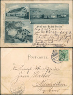 Stetten Hohenzollern-Hechingen 3 Bild: Gasthaus, Totale, Schlachthof 1899 - Hechingen