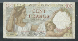 FRANCE  Billet 100 Francs SULLY - CX.10/07/1941.CX - -X.23086 556 - Laura 7120 - 100 F 1939-1942 ''Sully''