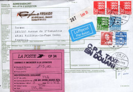 Danimarca (1989) - Bollettino Pacchi Per La Francia - Covers & Documents