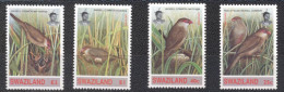 Swaziland 1993 - Birds-Common Waxbill Set(4v) - Swaziland (1968-...)