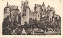 FRANCE - Château Du Pierrefonds En Ruines - Construit En 1390 - Vue Générale -Carte Postale Ancienne - Pierrefonds