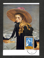 BELGIQUE - BELGIE - Carte MAXIMUM 1958 - BRUXELLES - HENRI EVENEPOEL - Henriette Au Grand Chapeau - 1951-1960