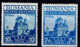 ROMANIA 1937 LITTLE DUCK MI No 536-7 MNH VF!! - Neufs