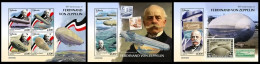 Liberia  2023 185th Anniversary Of Ferdinand Von Zeppelin. (330) OFFICIAL ISSUE - Zeppeline