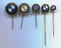 BMW - Car Auto Automotive, Vintage Pin Badge Abzeichen, 5 Pcs - BMW