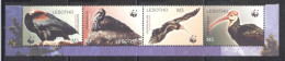 Lesotho 2004-WWF: Birds Strip Of 4 V - Lesotho (1966-...)