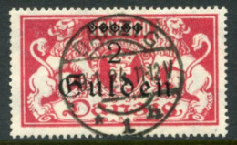 DANZIG 1923 Arms Definitive 2 G. On 1 Mio. Mk. Used.  Michel 190 - Gebraucht