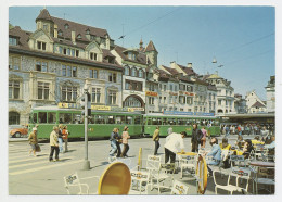 D6731] Svizzera BASILEA BASEL BARFÜSSERPLATZ - TRAM Tramway Strassenbahn - Strassenbahnen