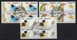 Brazil 1973 First Day Cancel On Block Of 4 - Unused Stamps