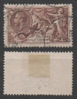 UK, GB, Great Britain, Used, 1934, Michel 186, George V, Seahorse, Re-drawn, Used (2), C.V. 25 € - Oblitérés