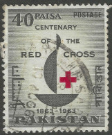 Pakistan. 1963 Red Cross Centenary. 40p Used. SG 187. M3082 - Pakistan