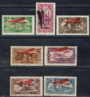 Syrie. 1929. Poste Aérienne N° 43/49* - Airmail